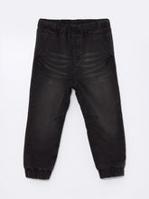 LCW Kids Black Basic Boy Fleece Lined Jean Pants