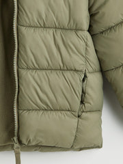 LCW Kids Khaki Hooded Boys Puffer Jacket