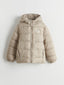 LCW Kids Khaki Hooded Boys Puffer Jacket