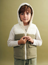 LCW Kids Beige Hooded BoyS Vest