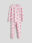 LCW Kids Crew Neck Printed Girls Pyjama Set