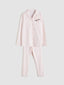 LCW Kids White Shirt Collar Girls Pajama Set