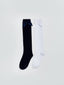 LCW Kids Navy Blue Bow Detailed Girls Knee-High Socks 2-Pack