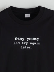 LCW Kids Black Crew Neck Boys T-Shirt