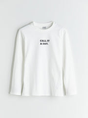 LCW Kids Black Crew Neck Boys T-Shirt