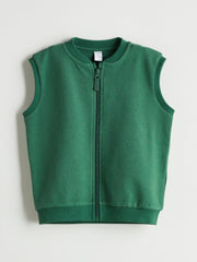 LCW Kids Green College Collar Boys Vest