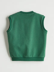 LCW Kids Green College Collar Boys Vest