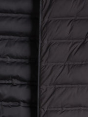 LCW Vision Black Standard Fit Stand Collar Men Puffer Vest