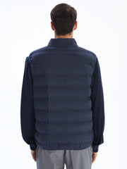 LCW Vision Black Standard Fit Stand Collar Men Puffer Vest