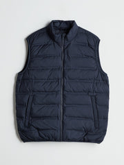 LCW Vision Black Standard Fit Stand Collar Men Puffer Vest