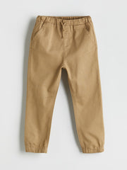 LCW Kids Black Elastic Waist Boy Jogger Pants