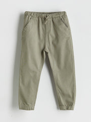 LCW Kids Black Elastic Waist Boy Jogger Pants