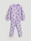 LCW Kids Lilac Crew Neck Girls Pajama Set