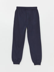 LCW Kids Blue Elastic Waist Girls Jogger Tracksuit Bottoms