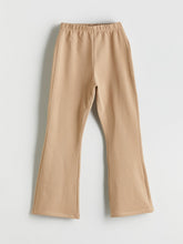 LCW Kids Black Elastic Waist Bell-Bottomed Girls Leggings