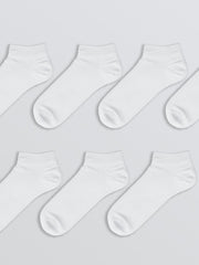 LCW Accessories White Men Ankle Socks 7-Pack