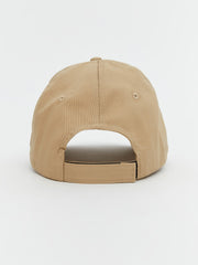 LCW Accessories Brown La Embroidered Men Cap Hat