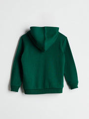 LCW Kids Hooded Plain Boys Thick Sweatshirt