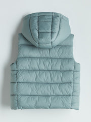 LCW Kids Green Hooded Girls Puffer Vest