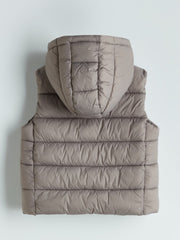 LCW Kids Green Hooded Girls Puffer Vest