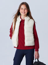 LCW Kids Green Hooded Girls Puffer Vest