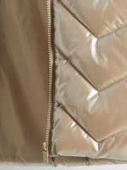 LCW Kids Gray Hooded Girls Puffer Vest