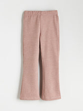 LCW Kids Brown Elastic Waist Bell-Bottomed Girls Leggings