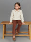 LCW Kids Brown Bell-Bottomed Girls Leggings
