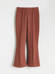 LCW Kids Brown Bell-Bottomed Girls Leggings