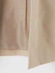 LCW Classic Khaki Double-Breasted Women Trench Coat