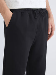 Xside Black Relaxed Fit Men Jogger Sweatpants