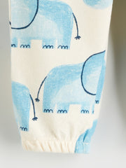 LCW Baby Ecru Printed Baby Boy Sweatshirt And Tracksuit Bottom 2-Pack