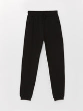 LCW Kids Black Elastic Waist Girls Thick Jogger Sweatpants
