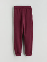 LCW Kids Black Elastic Waist Girls Thick Jogger Sweatpants