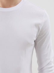 LCW Classic Black Crew Neck Basic Long Sleeve Men T-Shirt