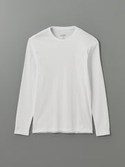 LCW Classic Black Crew Neck Basic Long Sleeve Men T-Shirt