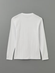 LCW Classic Black Crew Neck Basic Long Sleeve Men T-Shirt