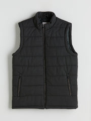 LCW Vision Navy Blue Slim Fit Stand Collar Men Puffer Vest