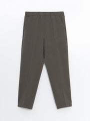 LCW Grace Black Plus Size Elastic Waist Women Trousers