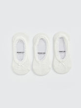 LCW Dream Ecru Ribbon Detailed Ballerina Socks 3-Pack