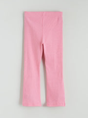 LCW Kids Elasticated Waist Flared Leg Girls Leggings