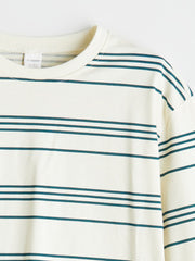 LCW Kids Petrol Crew Neck Long Sleeve Boys T-Shirt