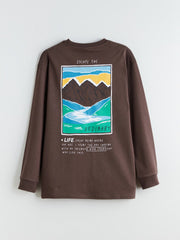 LCW Kids Crew Neck Printed Boys T-Shirt