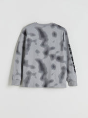 LCW Kids Gray Crew Neck Boys T-Shirt