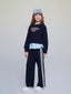 LCW Kids Navy Blue Elastic Waist Girls Tracksuit Bottoms
