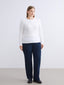LCW Classic Elastic Waist Textured Women Sweatpants