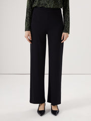 LCW Classic Elastic Waist Wide Leg Women Trousers