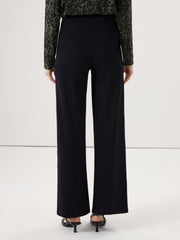 LCW Classic Elastic Waist Wide Leg Women Trousers