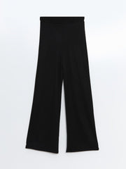 LCW Classic Elastic Waist Wide Leg Women Trousers