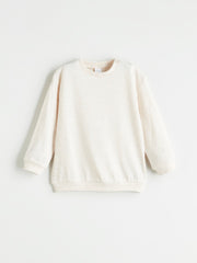 LCW Baby Crew Neck Basic Baby Girls Sweatshirt 3-Packs